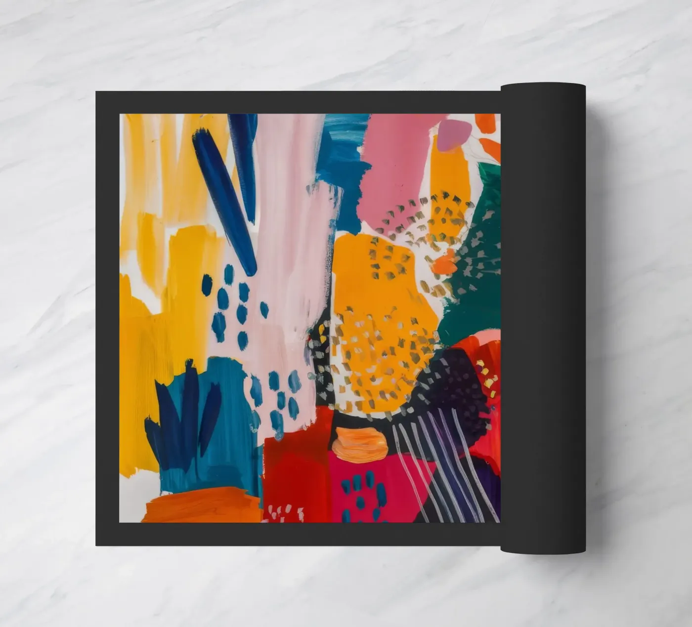 Inferno Current Clash doormat by Sublime Layers