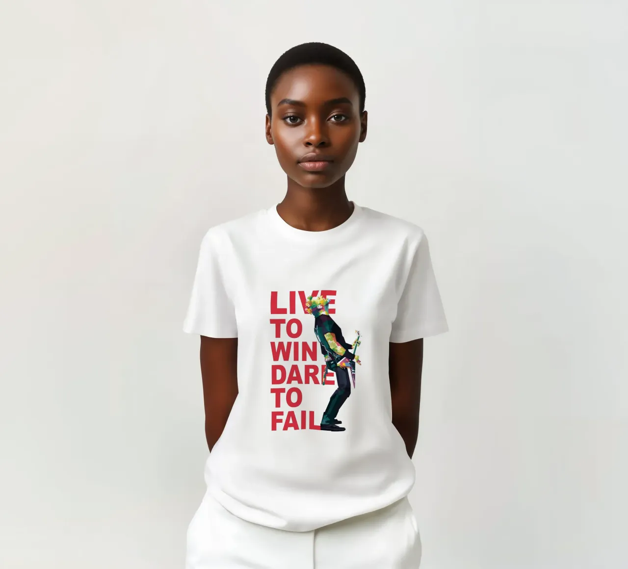 Leben, um zu gewinnen, wagen, zu scheitern T-Shirt von Alkahfsmart