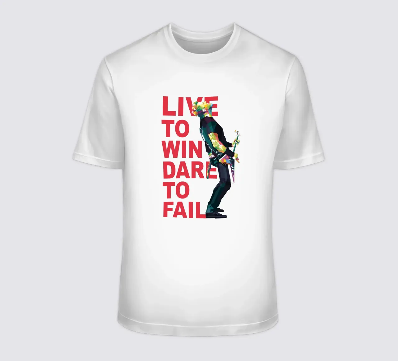 Vivere per vincere osare per fallire t-shirt da Alkahfsmart