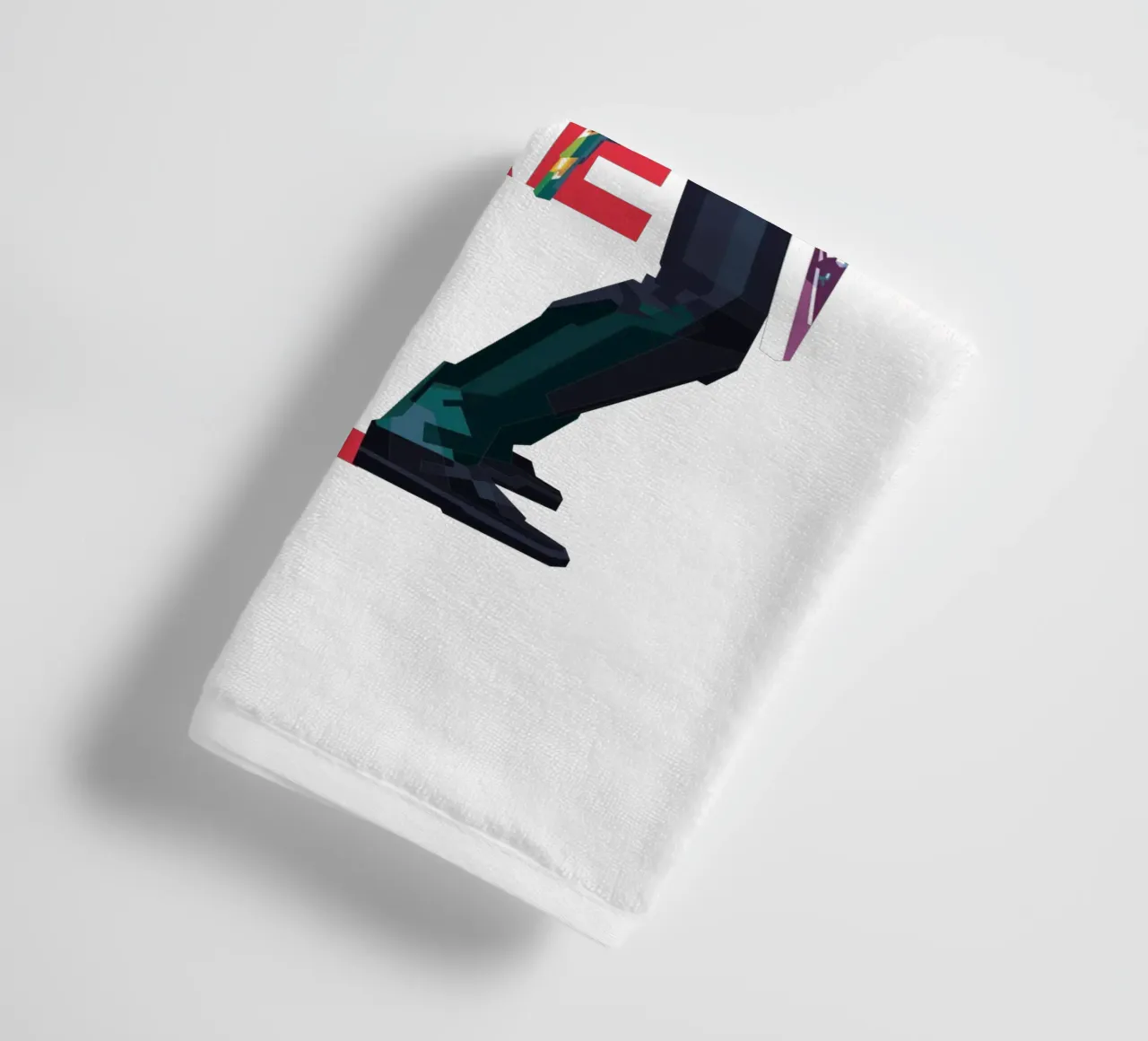 Vivere per vincere osare per fallire asciugamano da bagno da Alkahfsmart