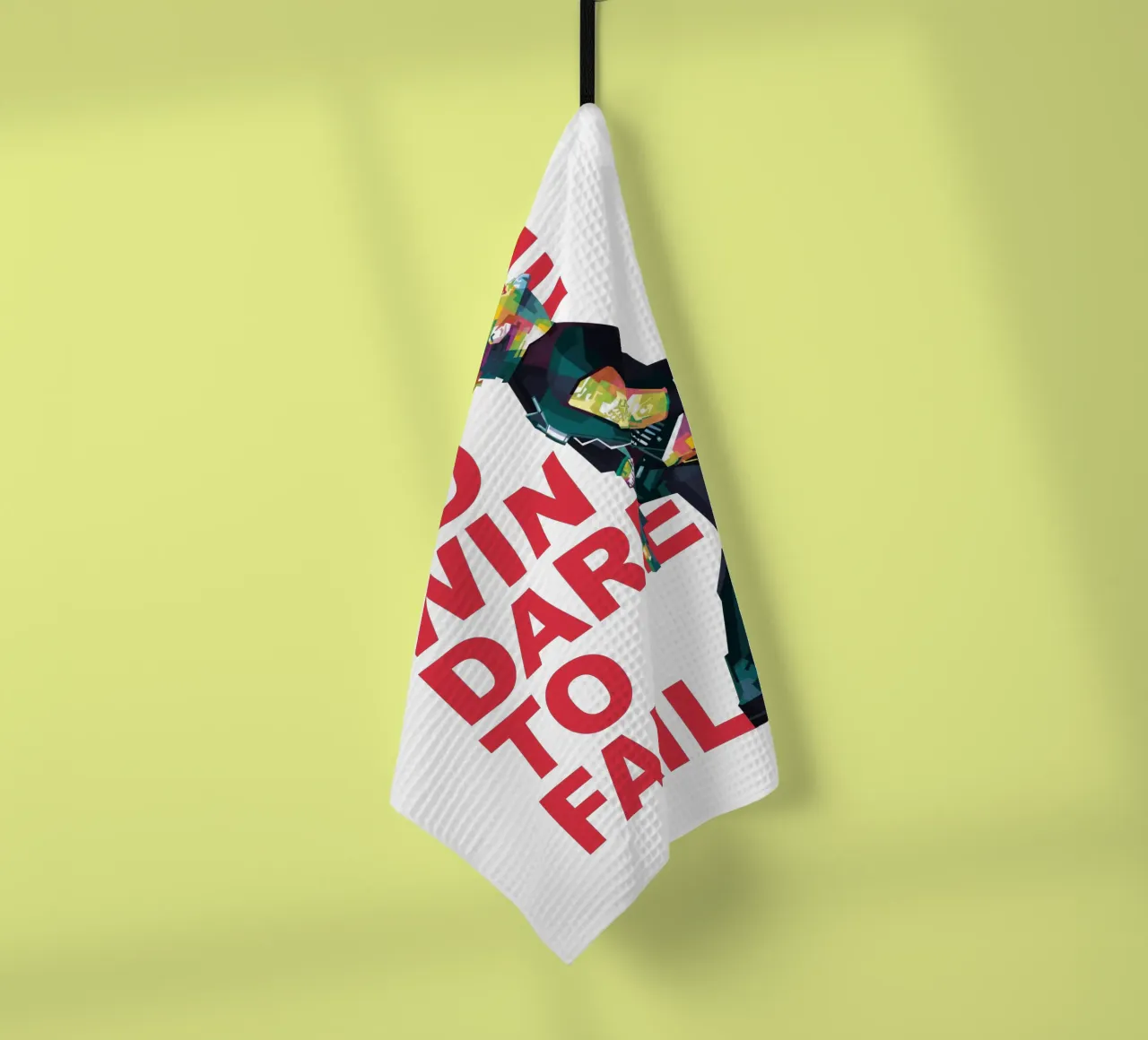 Vivere per vincere osare per fallire canovaccio da cucina da Alkahfsmart