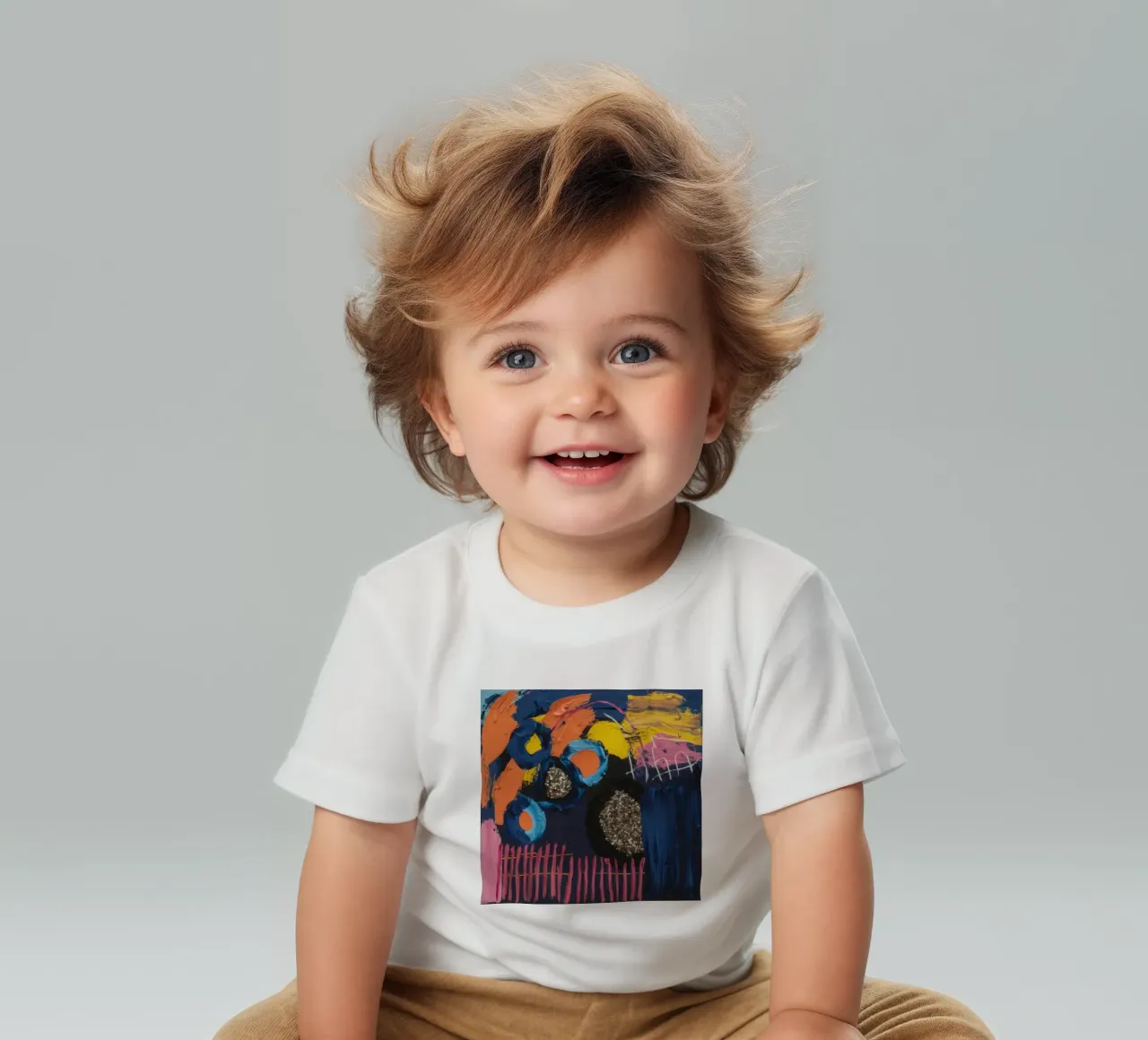 Cosmic Spark Grid baby t-shirt by Sublime Layers