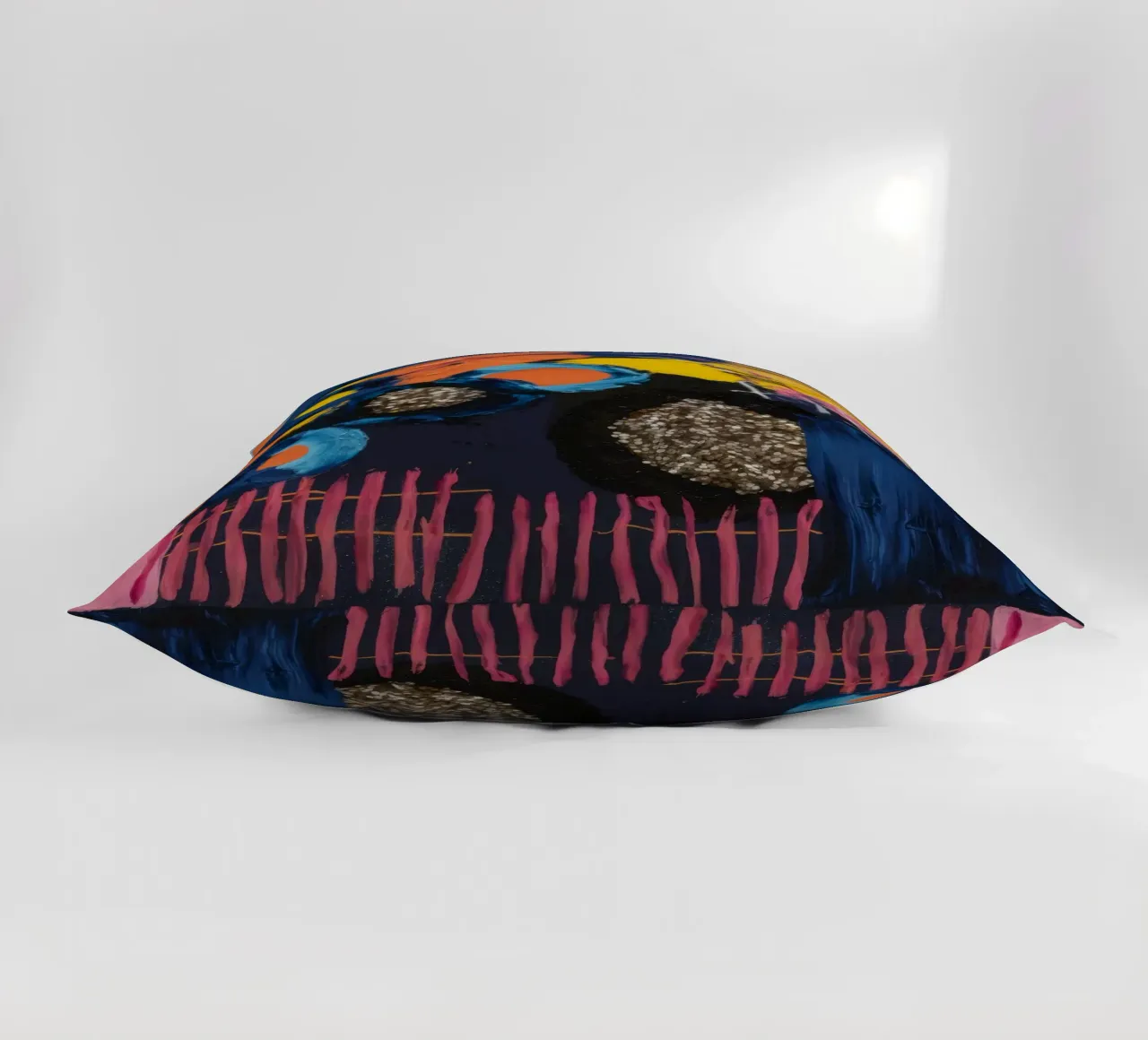 Cosmic Spark Grid decorative cushion by Sublime Layers