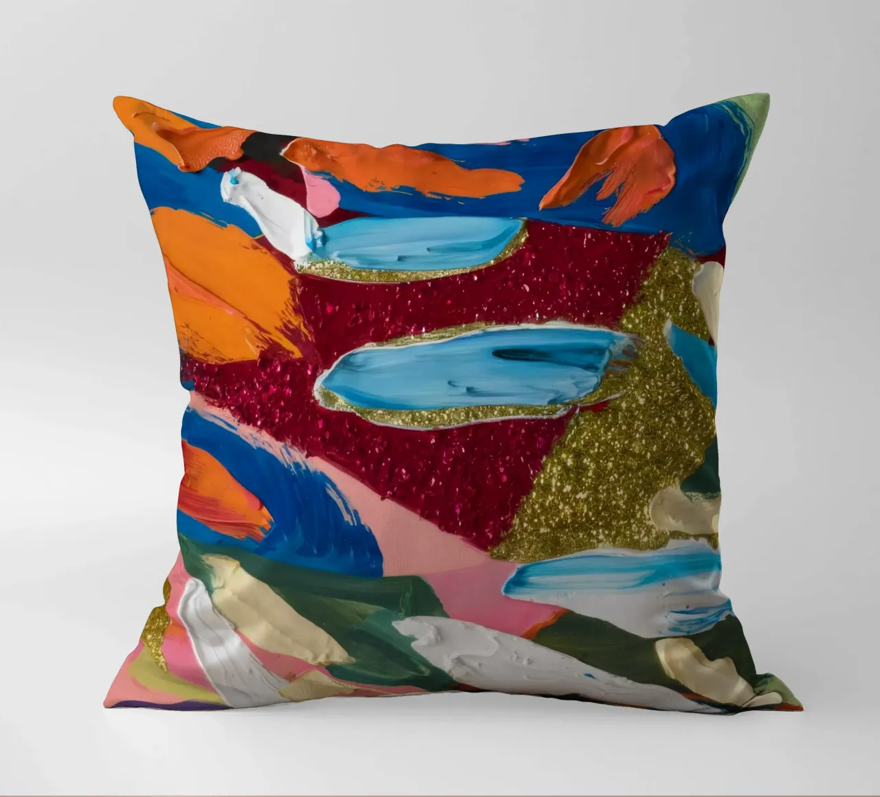Gilded Fragment Joy decorative cushion by Sublime Layers