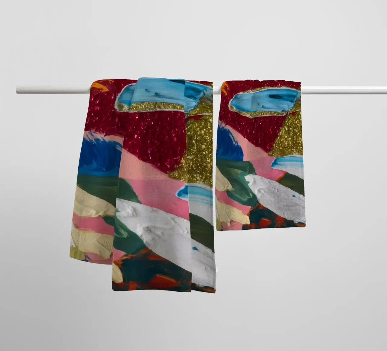 Gilded Fragment Joy towel by Sublime Layers