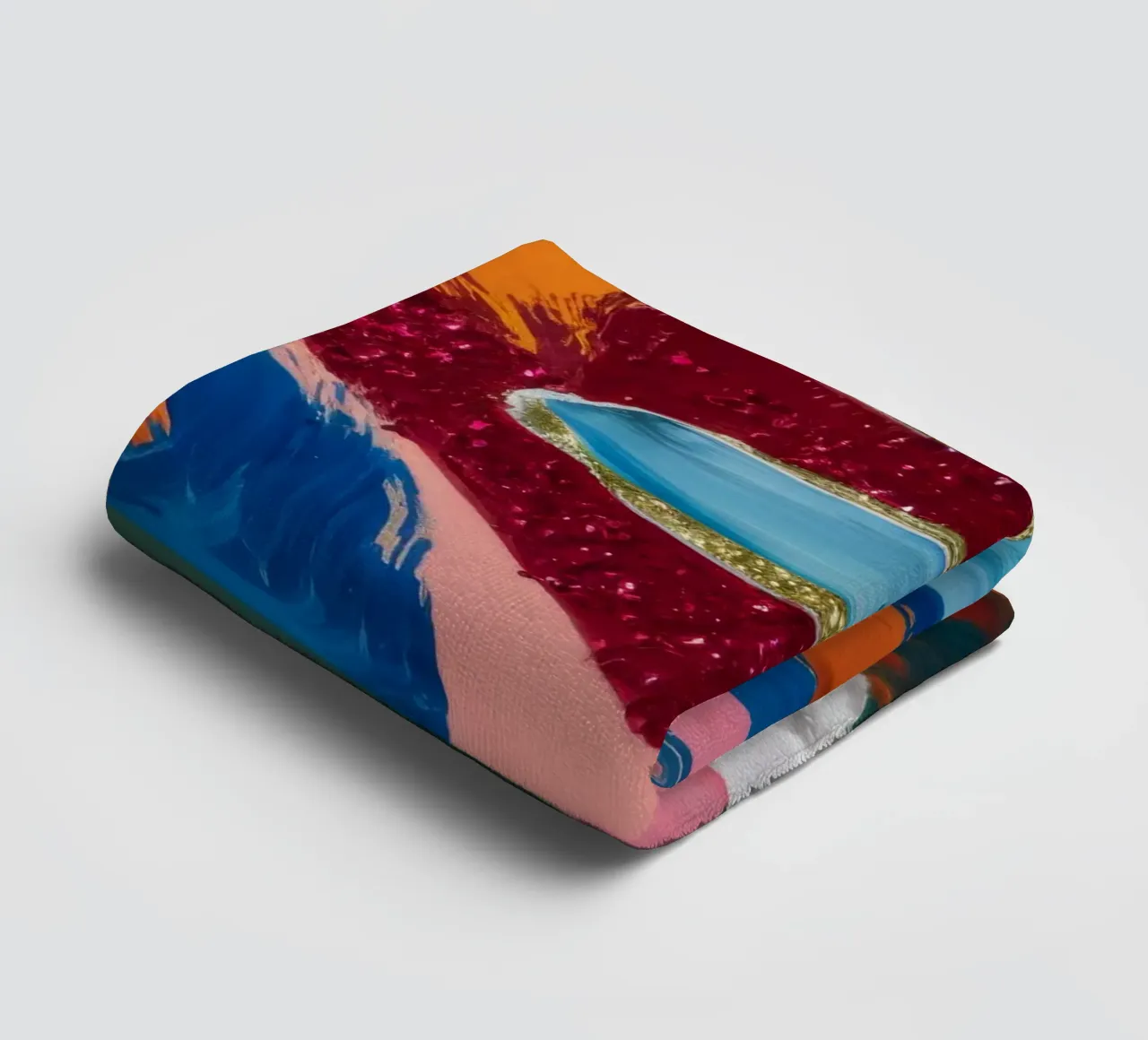 Gilded Fragment Joy towel by Sublime Layers