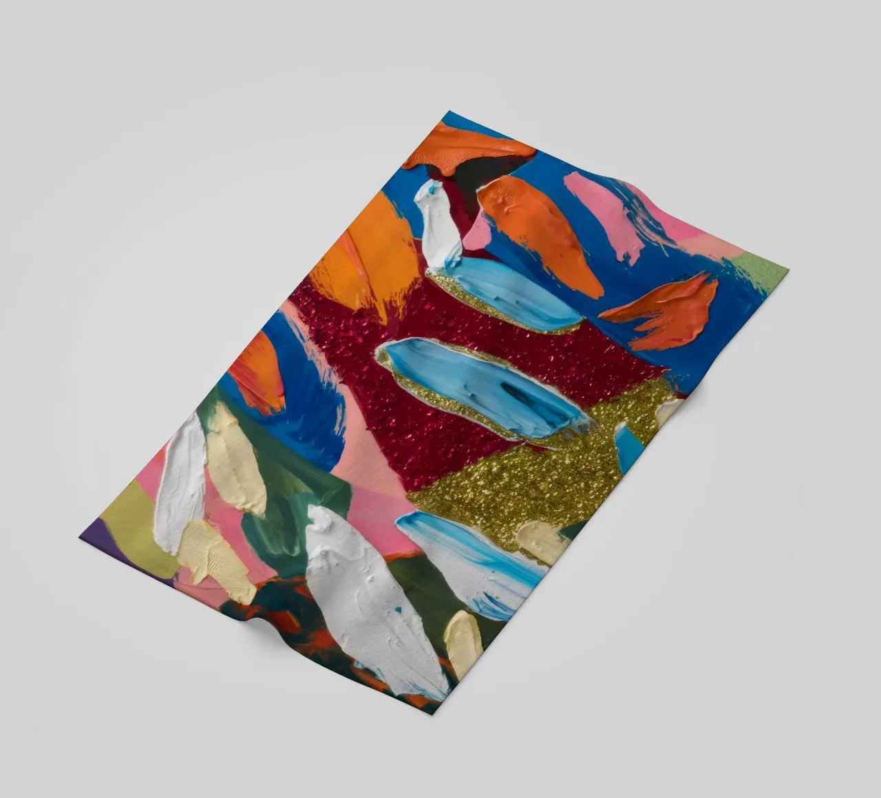 Gilded Fragment Joy beach towel by Sublime Layers
