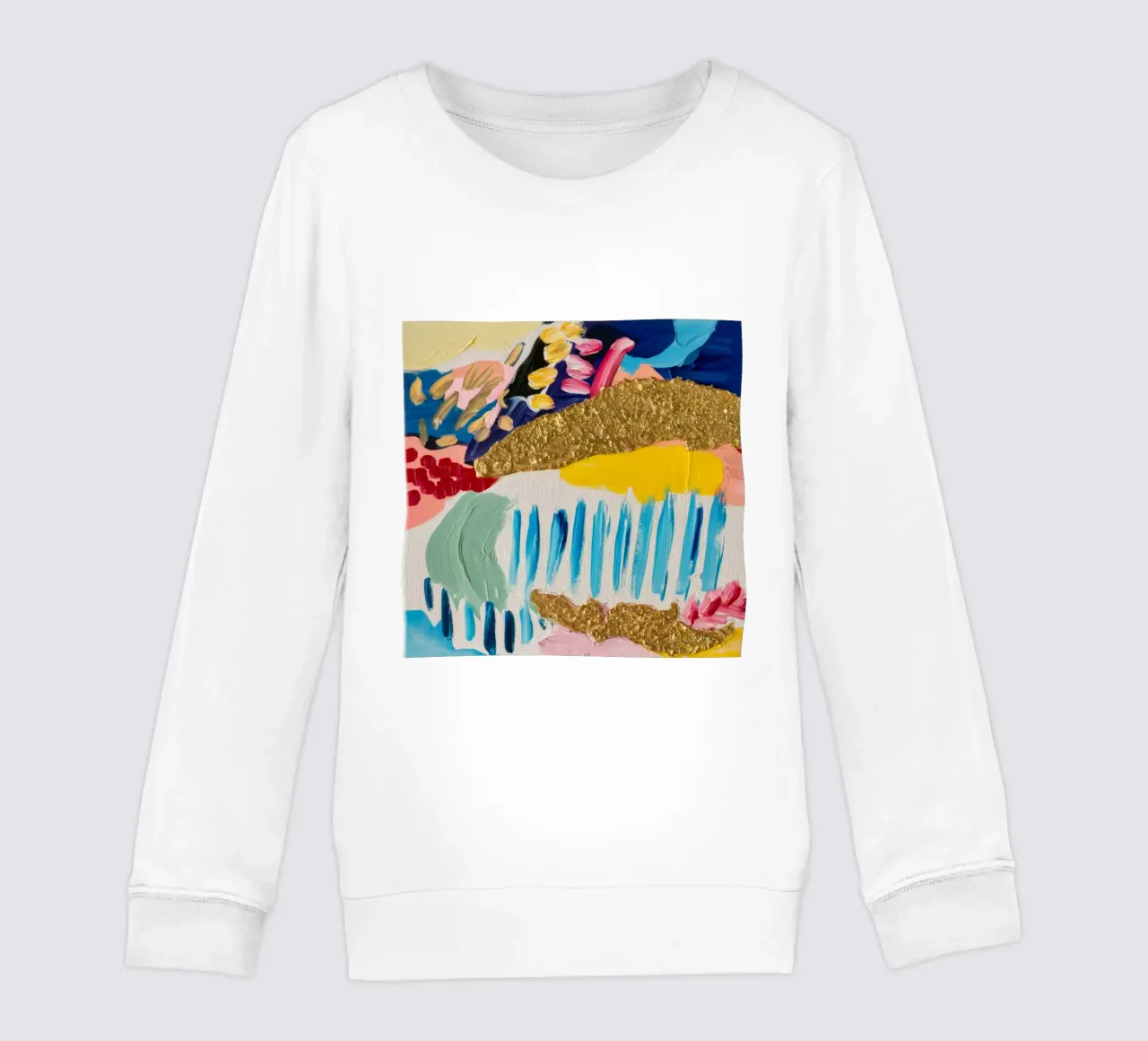 Ruscelli d'oro glaciale felpa bambino da Sublime Layers
