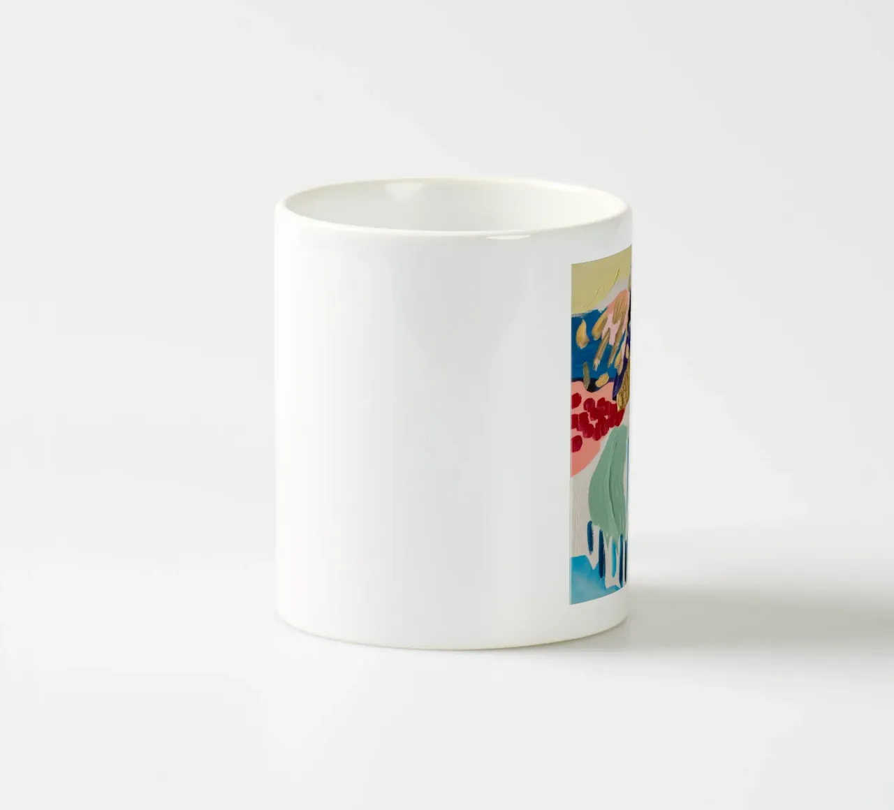 Ruscelli d'oro glaciale tazza in ceramica da Sublime Layers