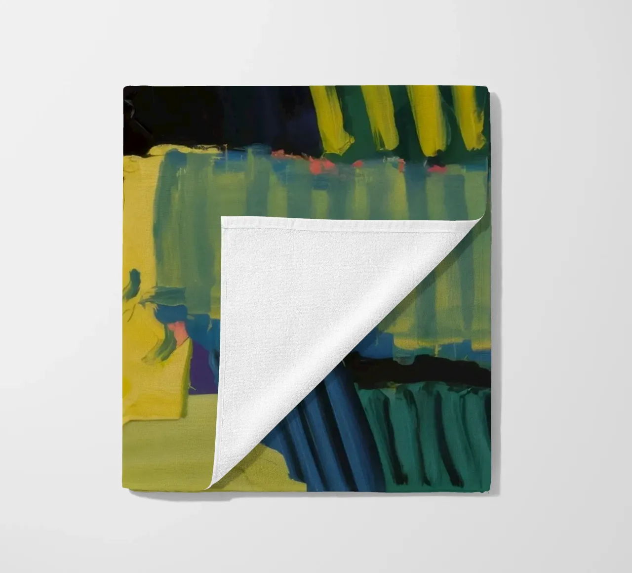 Citrine Block Rhapsody beach towel by Sublime Layers