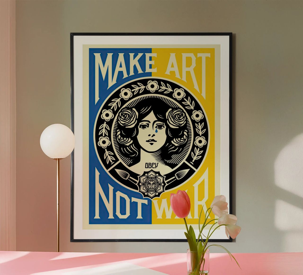MACH KUNST STATT KRIEG 2 Poster von American Poster