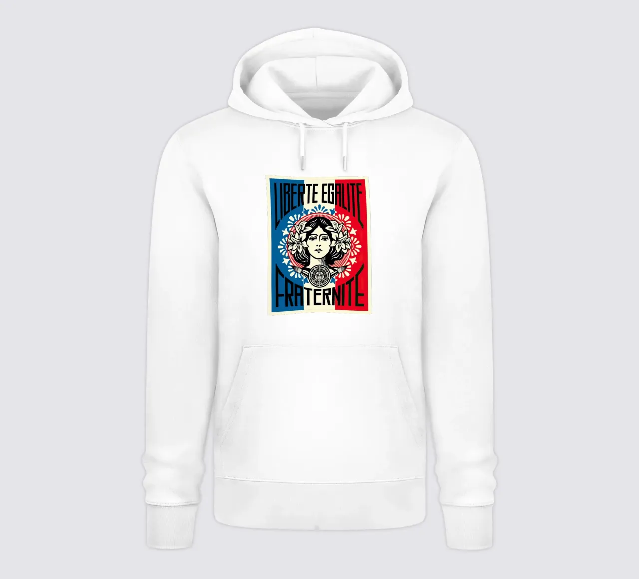 Liberte Egalite Fraternite felpa con cappuccio da American Poster