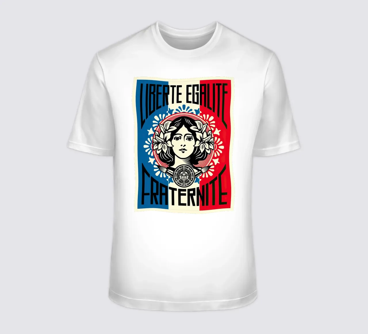 Liberte Egalite Fraternite t-shirt da American Poster