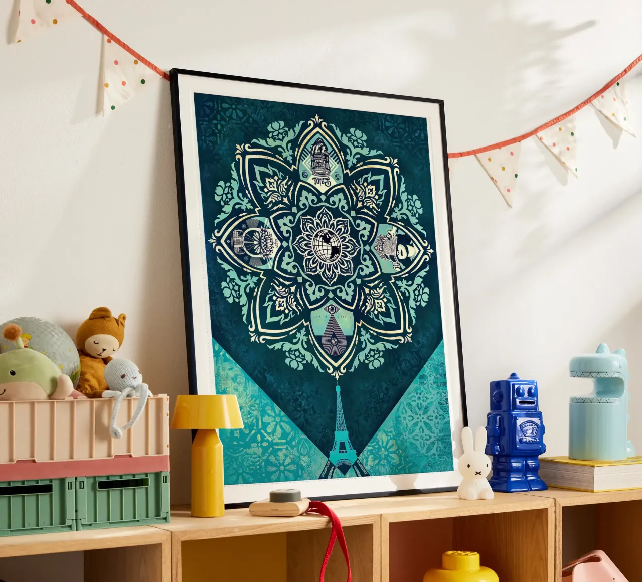 Un equilibrio delicato poster con telaio in alluminio da American Poster