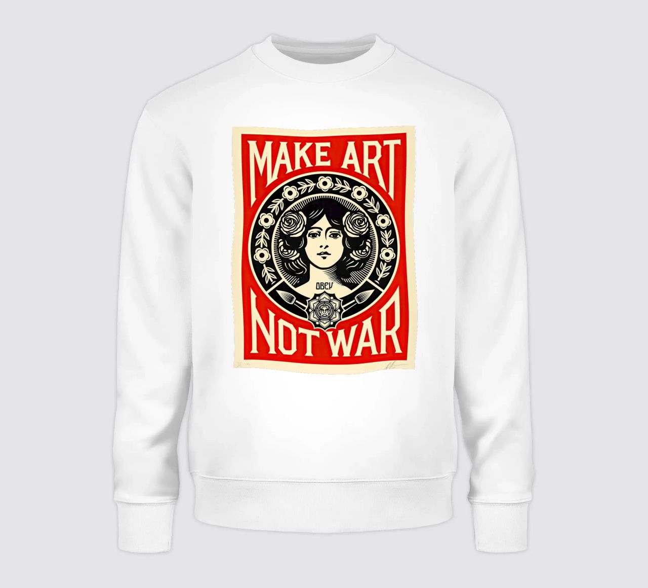 MACHT KUNST STATT KRIEG Sweatshirt von American Poster
