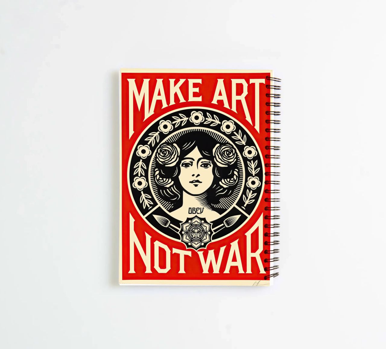 MACHT KUNST STATT KRIEG Ringbuch von American Poster