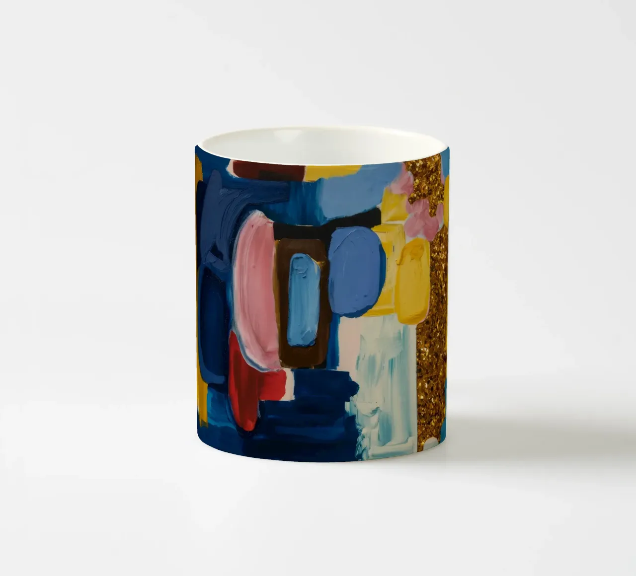 Bagliore d'ambra azzurro tazza in ceramica da Sublime Layers