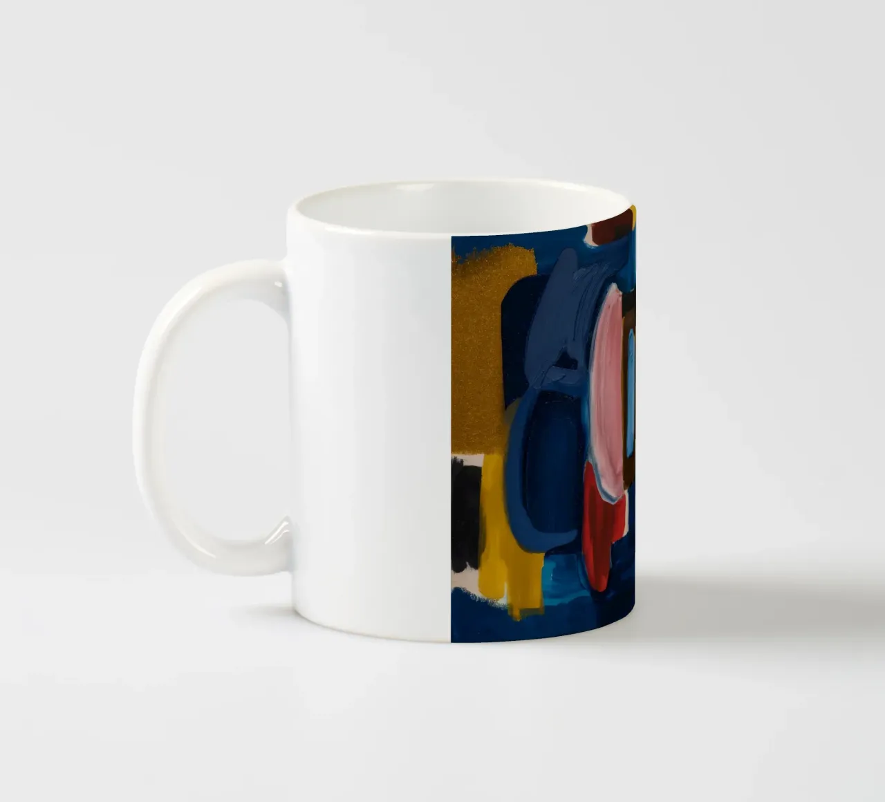 Bagliore d'ambra azzurro tazza in ceramica da Sublime Layers