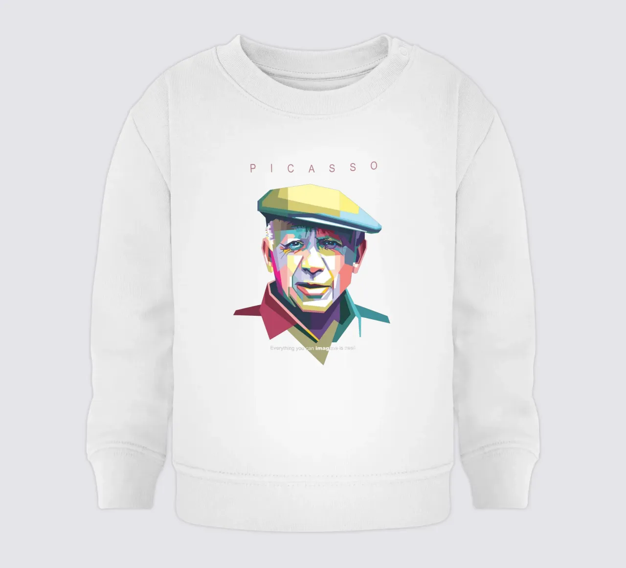 Picasso Pop Art WPAP felpa neonato da Alkahfsmart