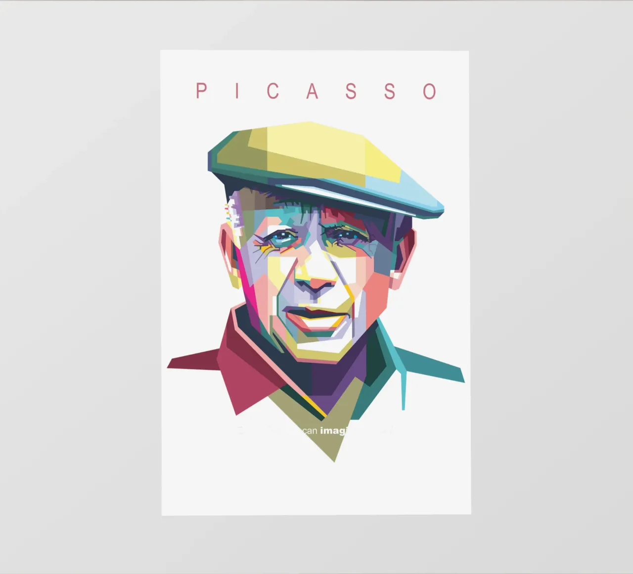Picasso Pop Art WPAP telo in pvc da Alkahfsmart