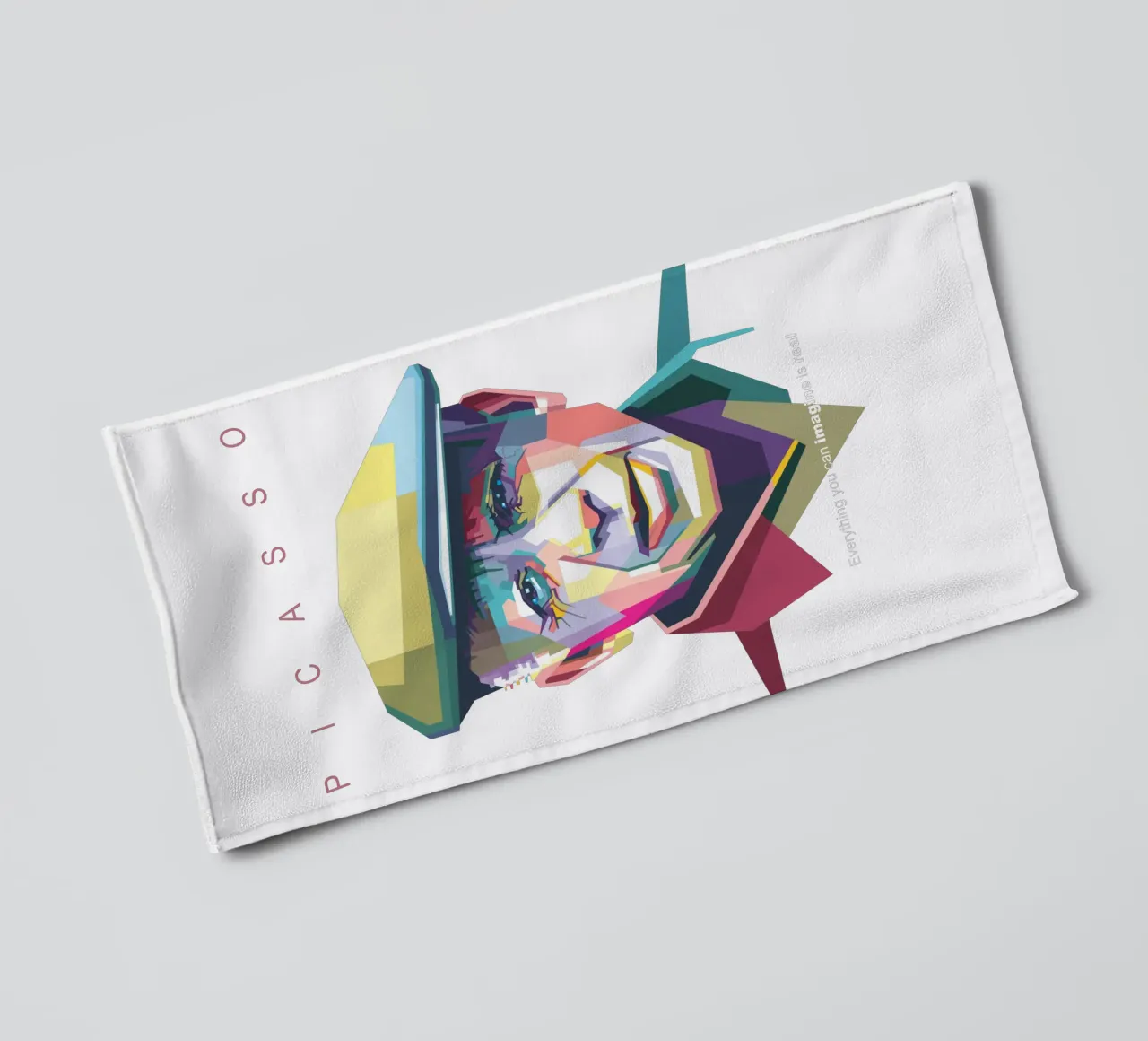 Picasso Pop Art WPAP asciugamano da bagno da Alkahfsmart