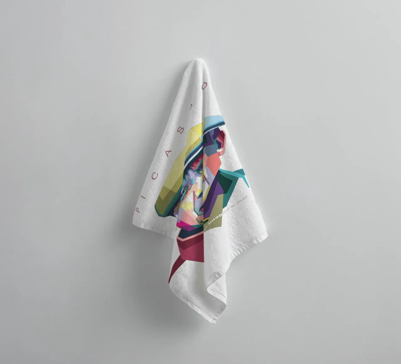 Picasso Pop Art WPAP asciugamano da bagno da Alkahfsmart