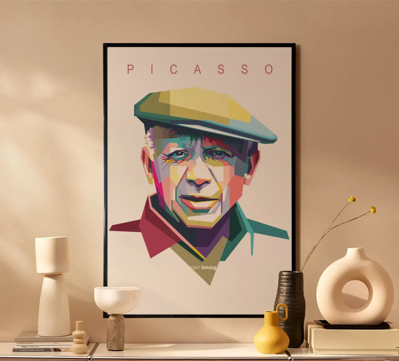 Picasso Pop Art WPAP carta hahnemühle da Alkahfsmart