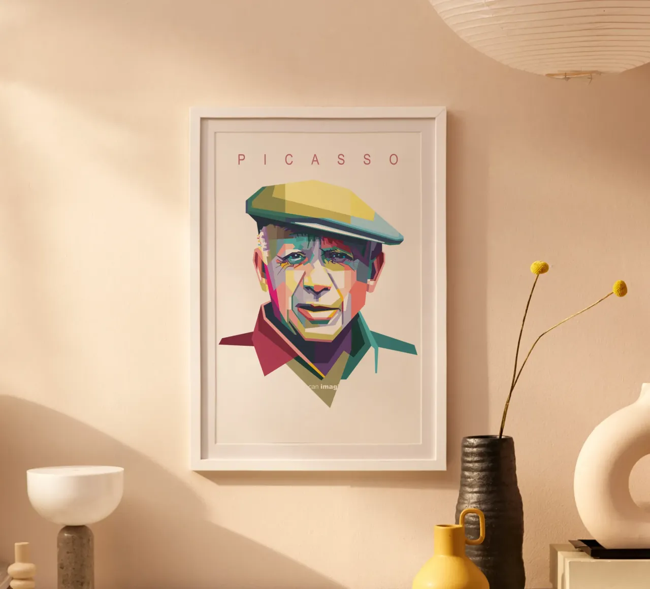 Picasso Pop Art WPAP carta hahnemühle da Alkahfsmart