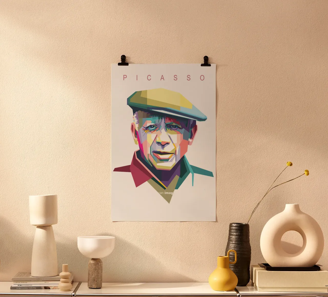 Picasso Pop Art WPAP carta hahnemühle da Alkahfsmart