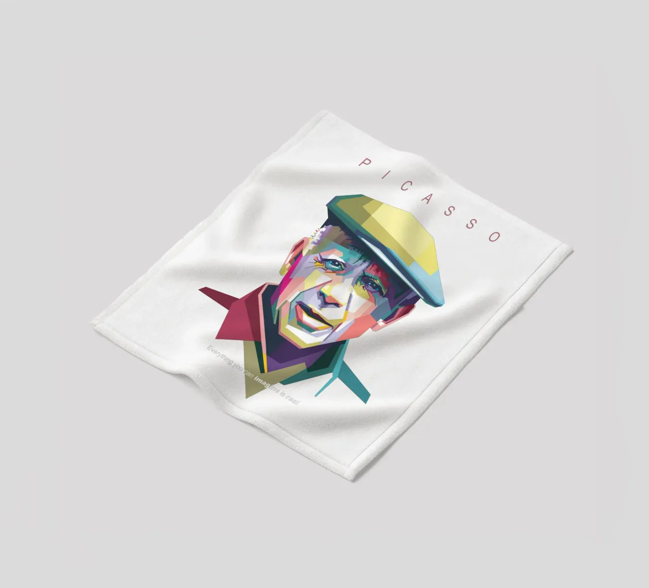Picasso Pop Art WPAP coperta in pile da Alkahfsmart