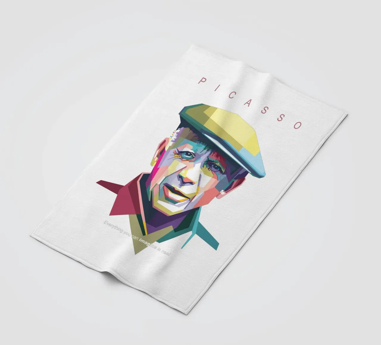 Picasso Pop Art WPAP coperta in pile da Alkahfsmart