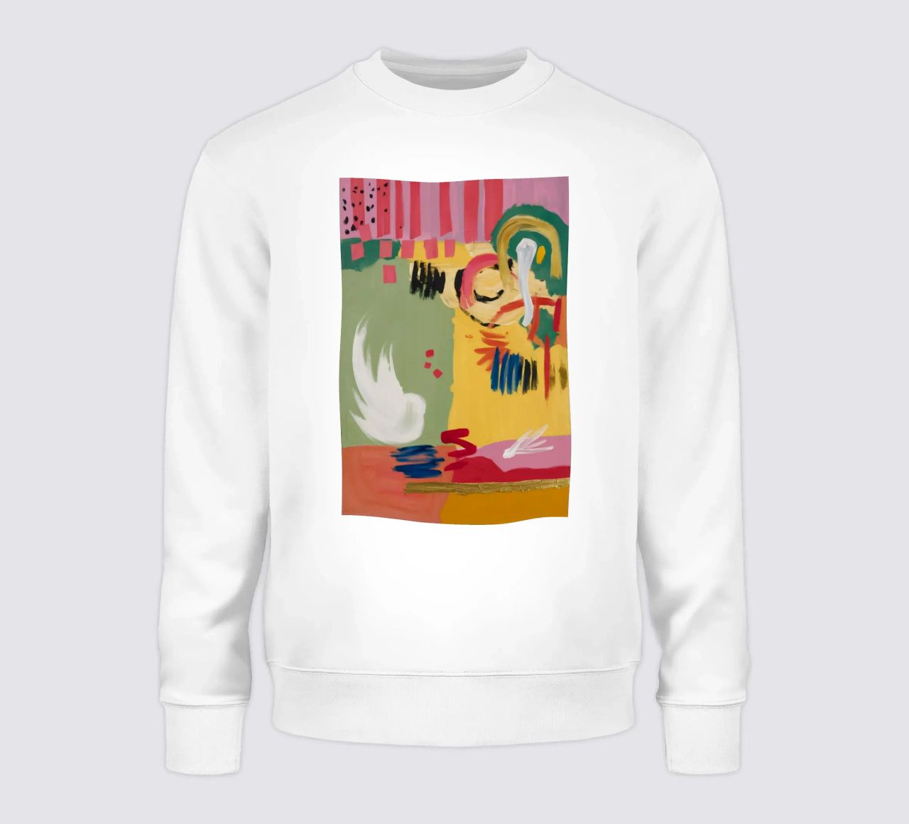 Verdant Joyful Scribble sudadera de Sublime Layers