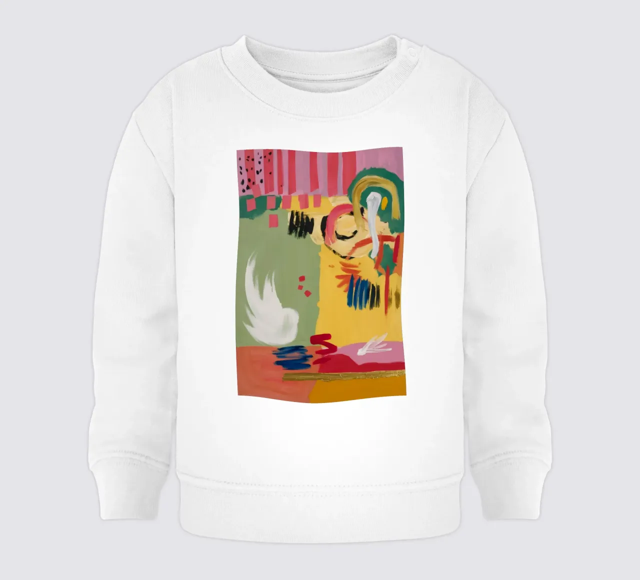 Verdant Joyful Scribble sudadera de bebé de Sublime Layers