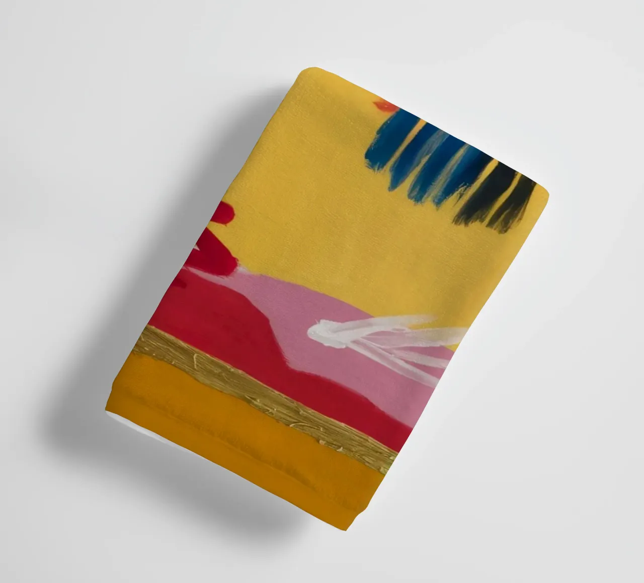 Verdant Joyful Scribble towel by Sublime Layers