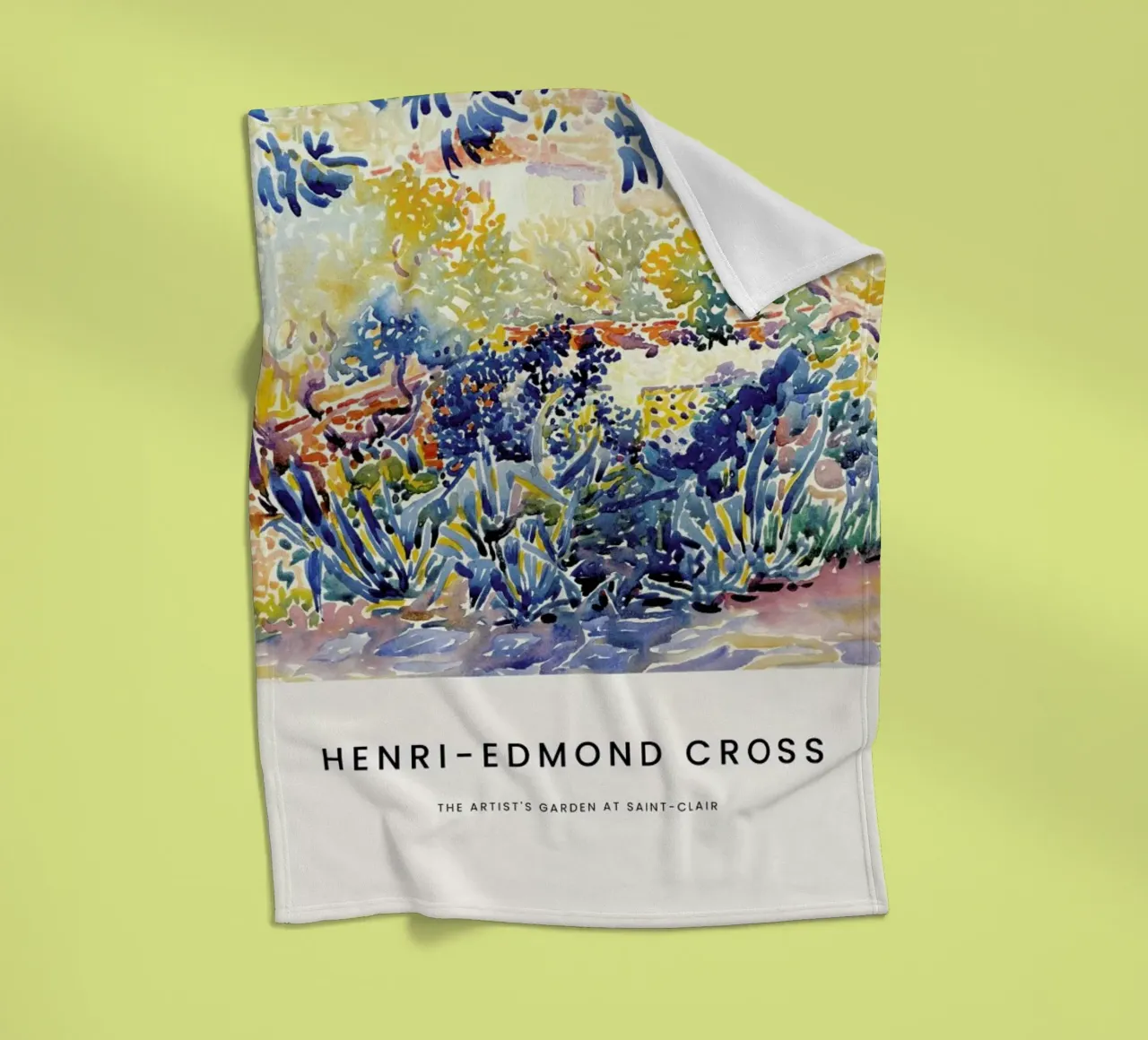 Cross - The Artist's Garden at Saint-Clair coperta in pile da Vintage by JUNIQE