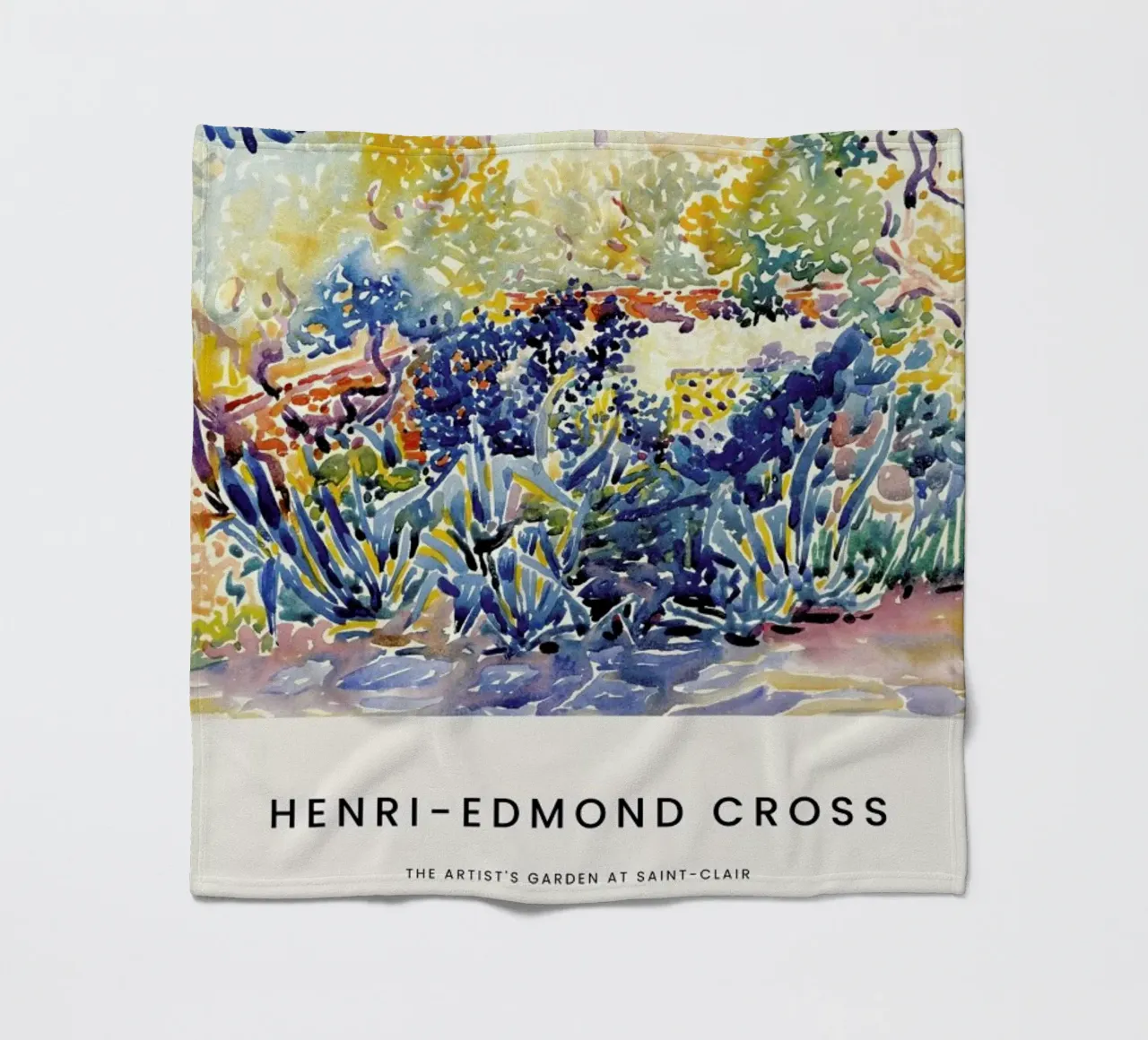 Cross - The Artist's Garden at Saint-Clair coperta in pile da Vintage by JUNIQE