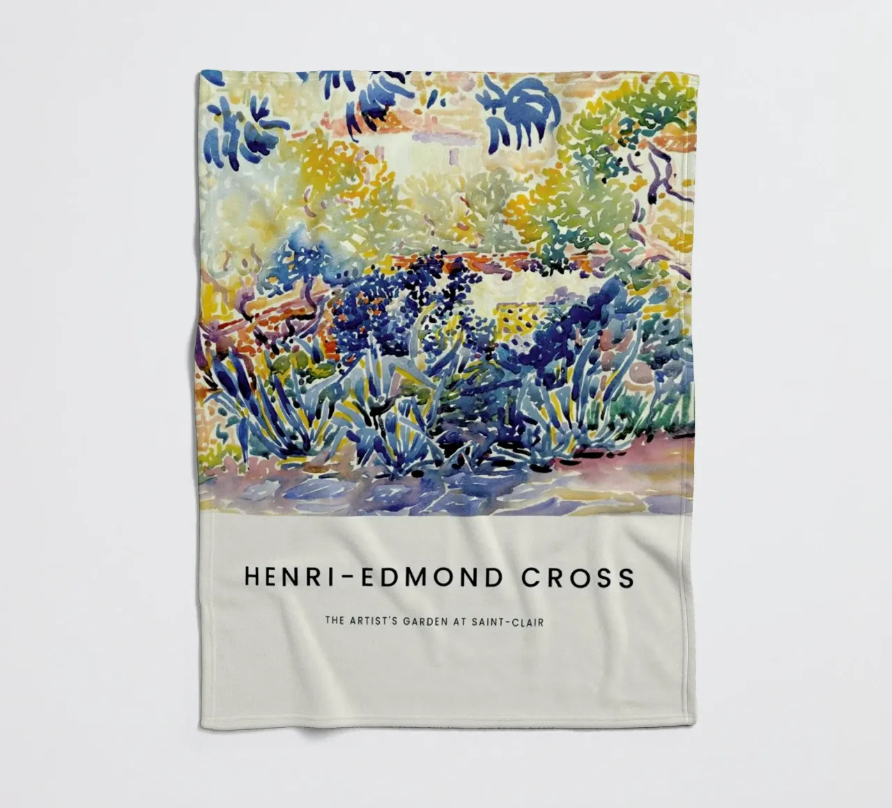 Cross - The Artist's Garden at Saint-Clair coperta in pile da Vintage by JUNIQE