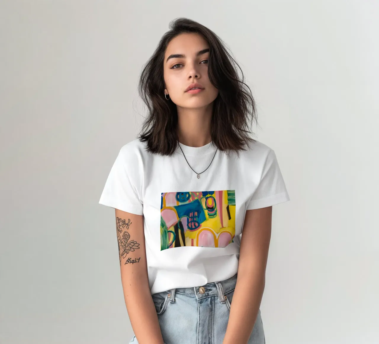 Pastellfarbener Torbogen Traum T-Shirt von Sublime Layers