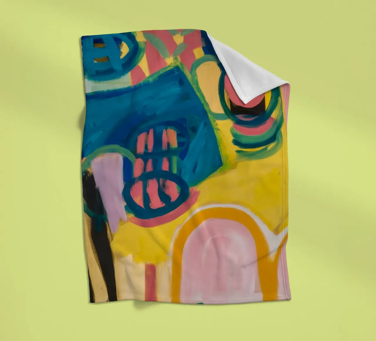 Pastellfarbener Torbogen Traum Fleecedecke von Sublime Layers