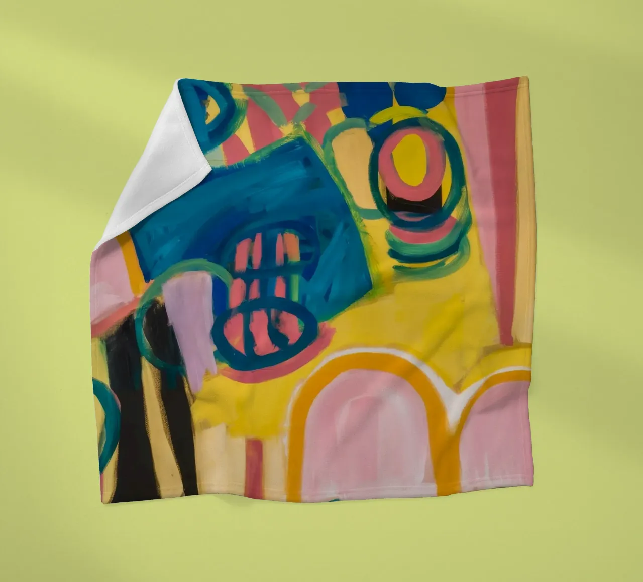 Pastellfarbener Torbogen Traum Fleecedecke von Sublime Layers