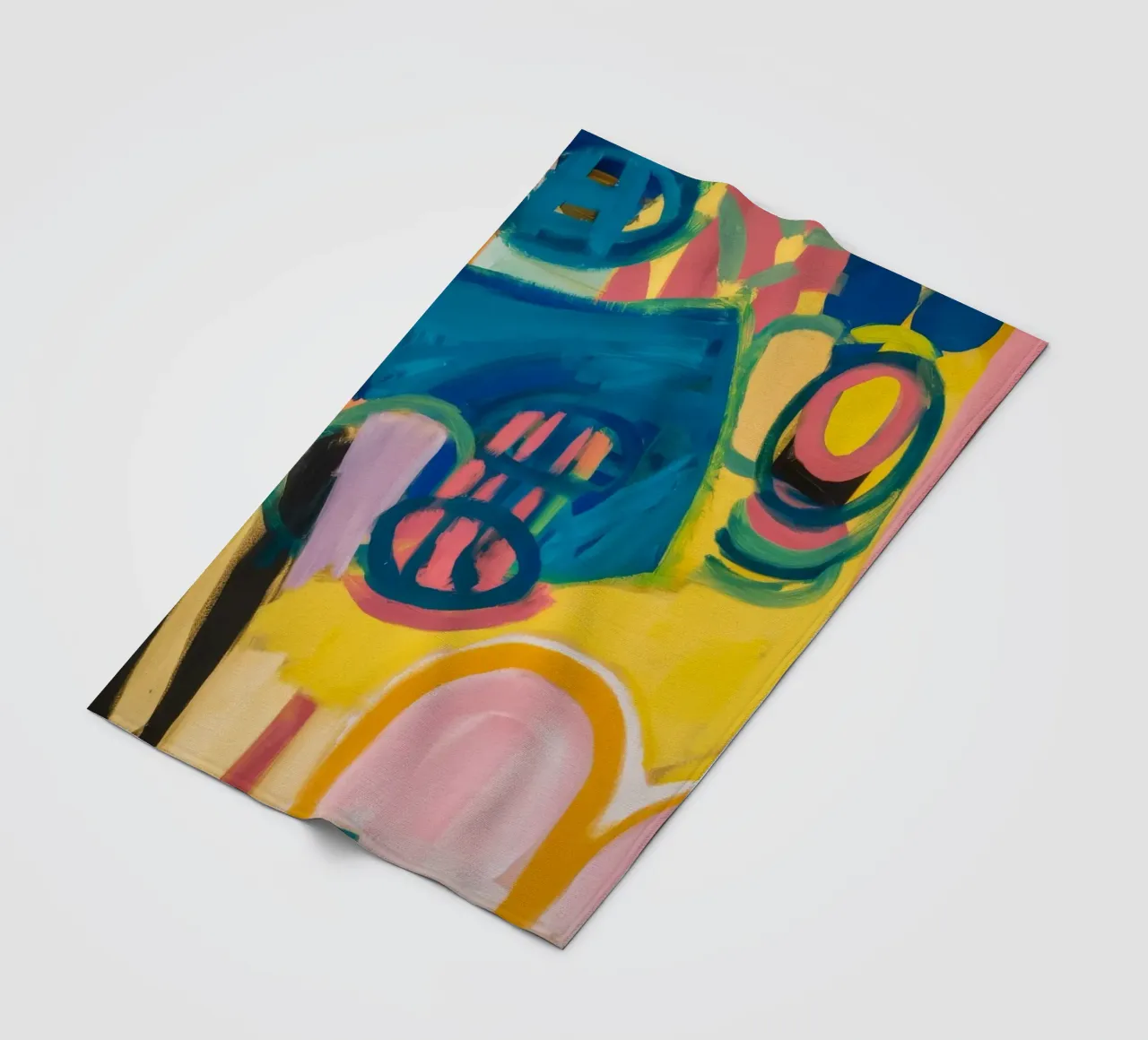 Pastellfarbener Torbogen Traum Fleecedecke von Sublime Layers