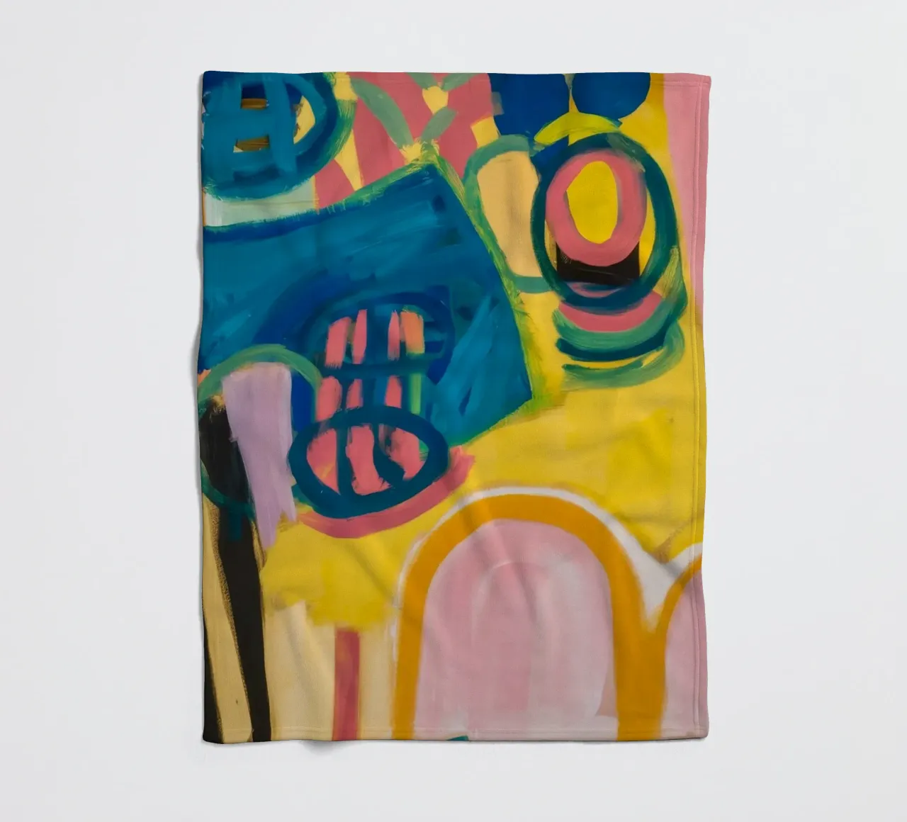 Pastellfarbener Torbogen Traum Fleecedecke von Sublime Layers