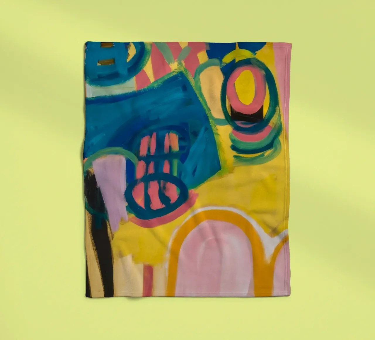Pastellfarbener Torbogen Traum Fleecedecke von Sublime Layers