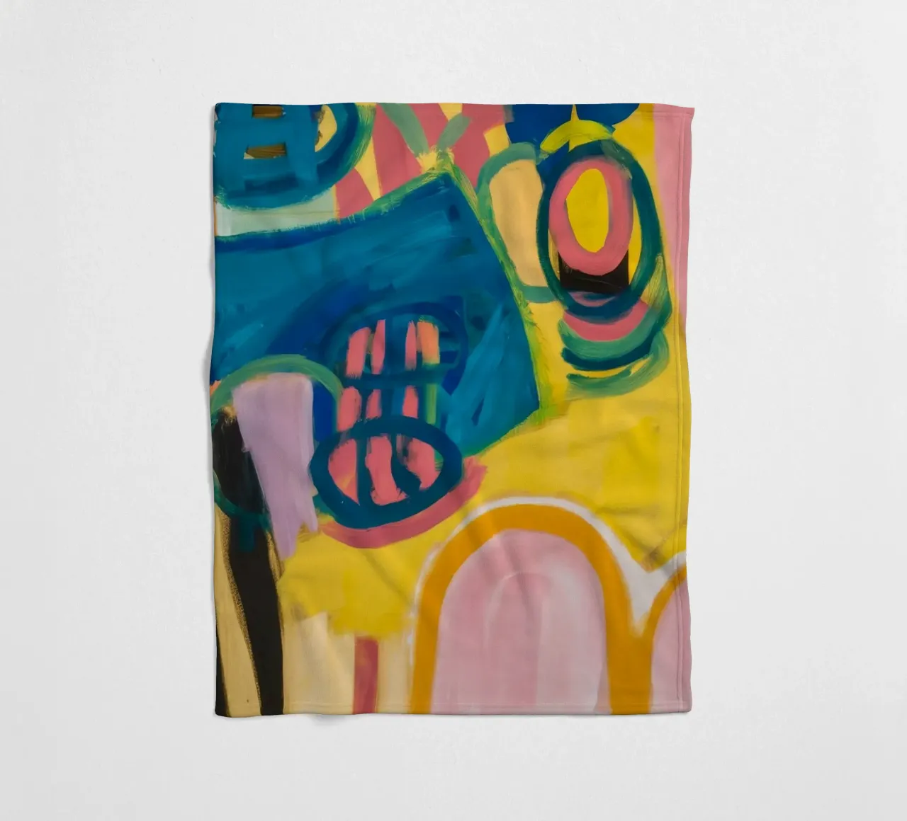Pastellfarbener Torbogen Traum Fleecedecke von Sublime Layers