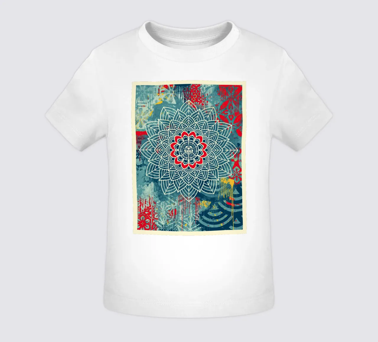Chaos Mandala 2 baby t-shirt by American Poster