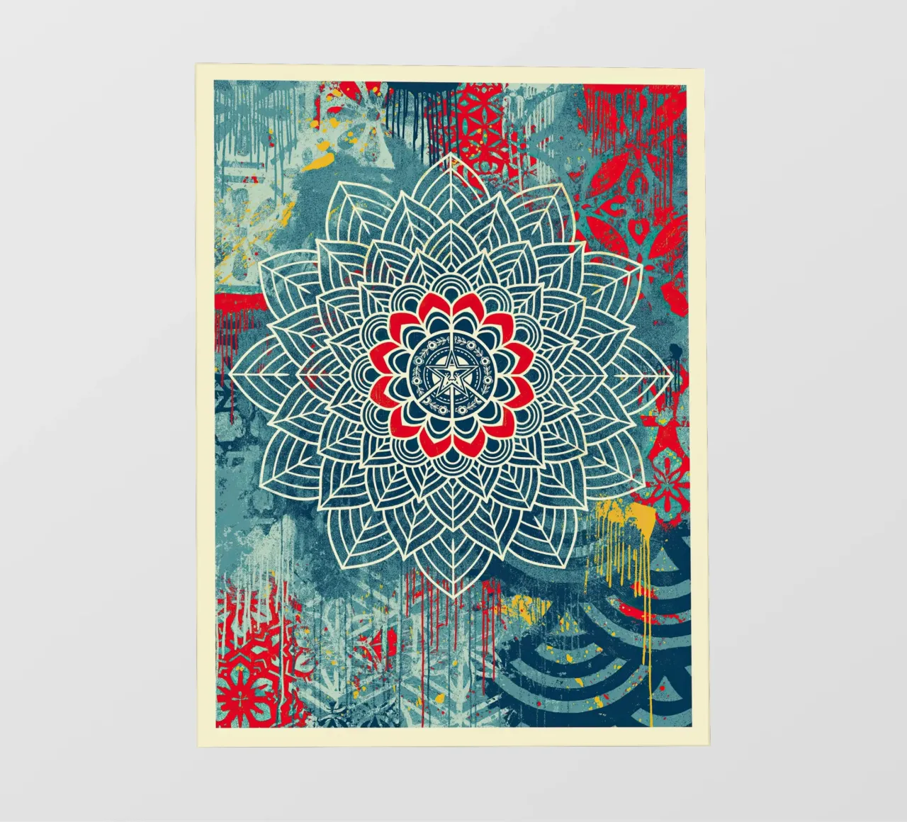 Mandala del caos 2 telo in pvc da American Poster