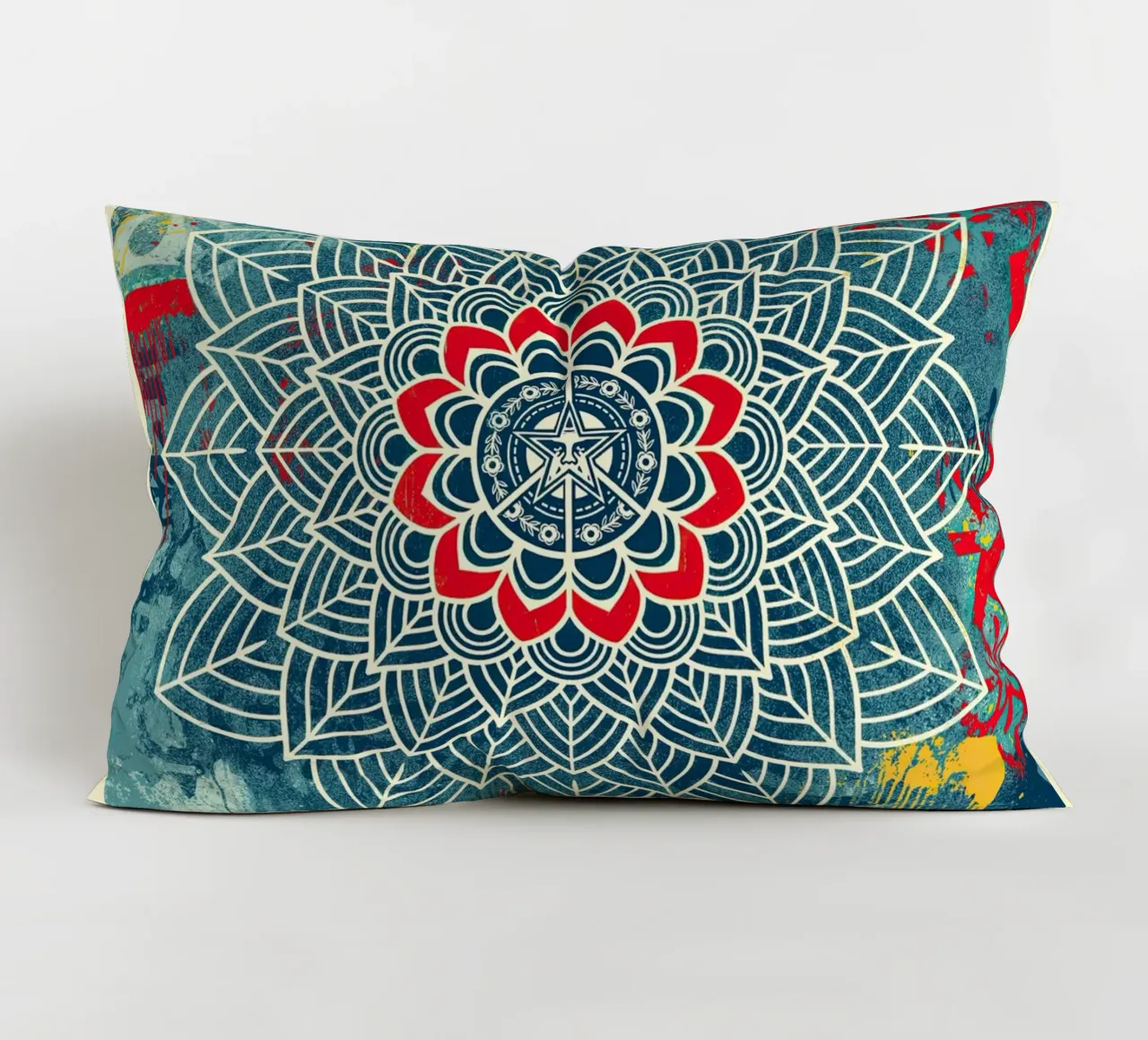 Chaos Mandala 2 decorative cushion by American Poster