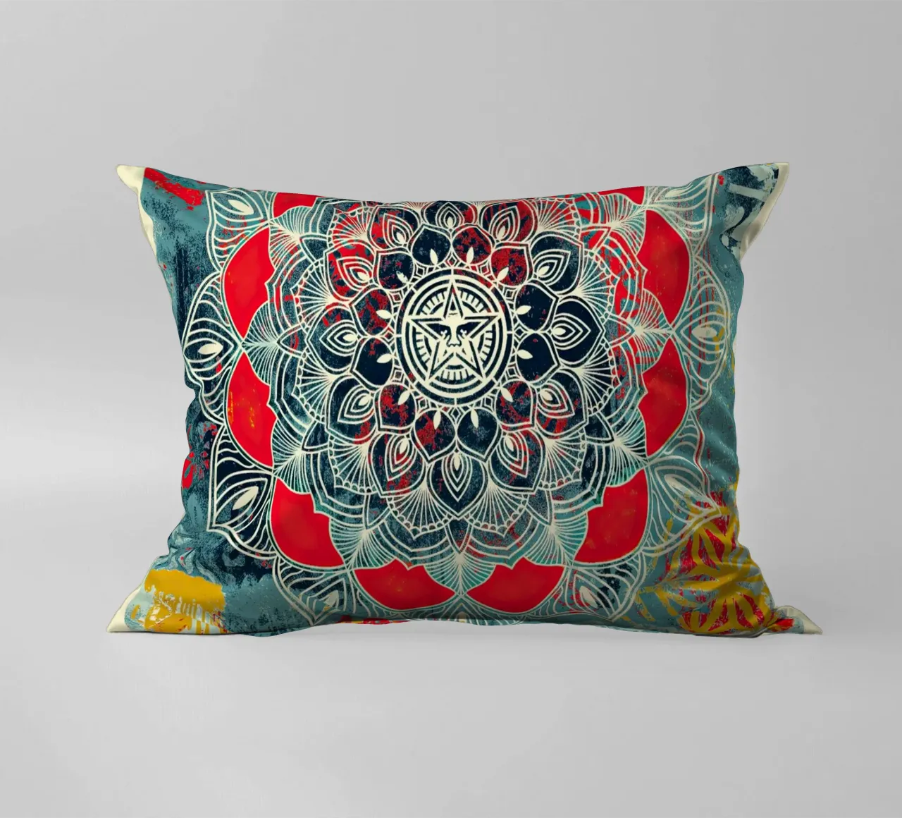 Mandala del caos cuscino da American Poster