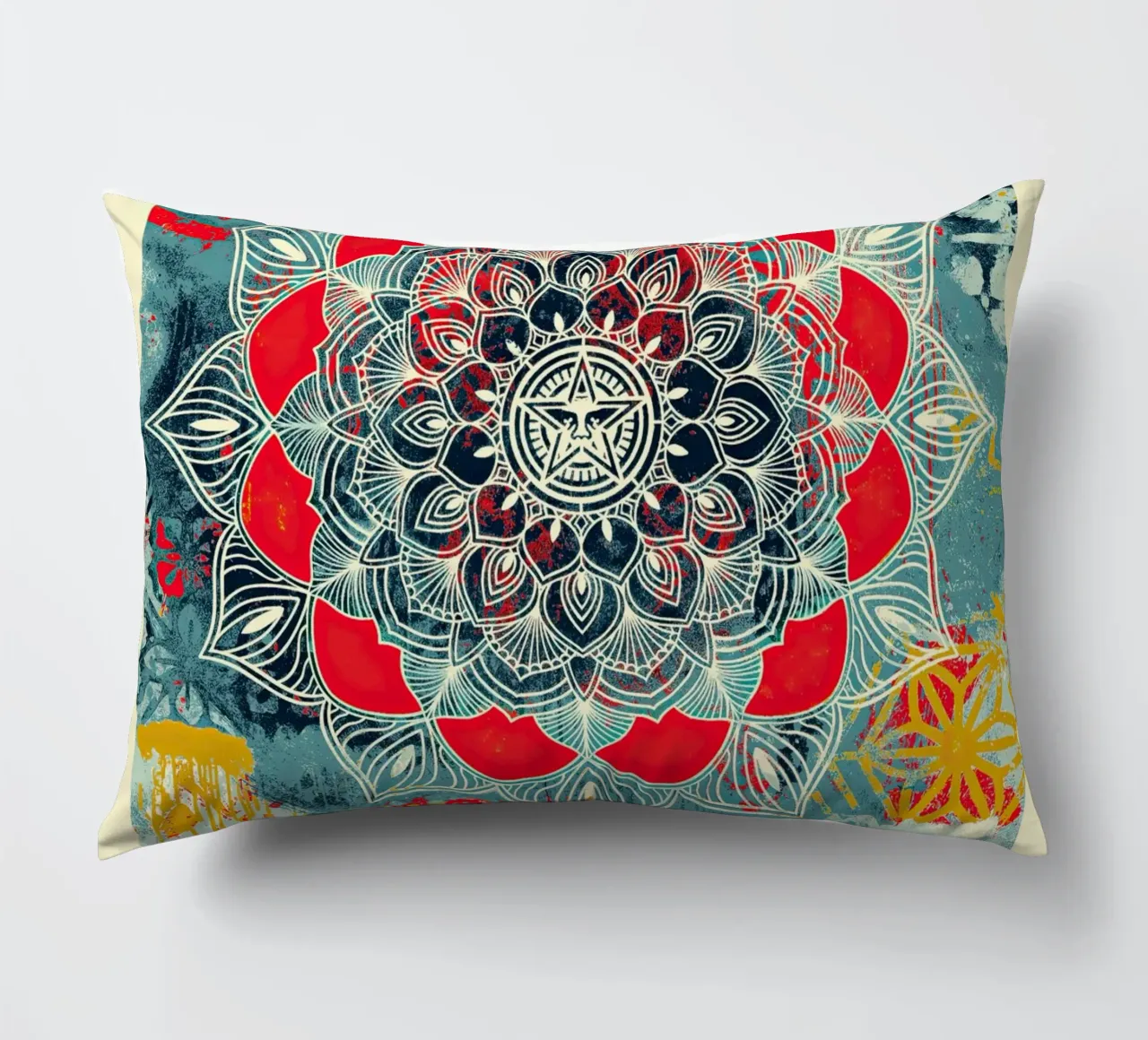 Mandala del caos cuscino da American Poster