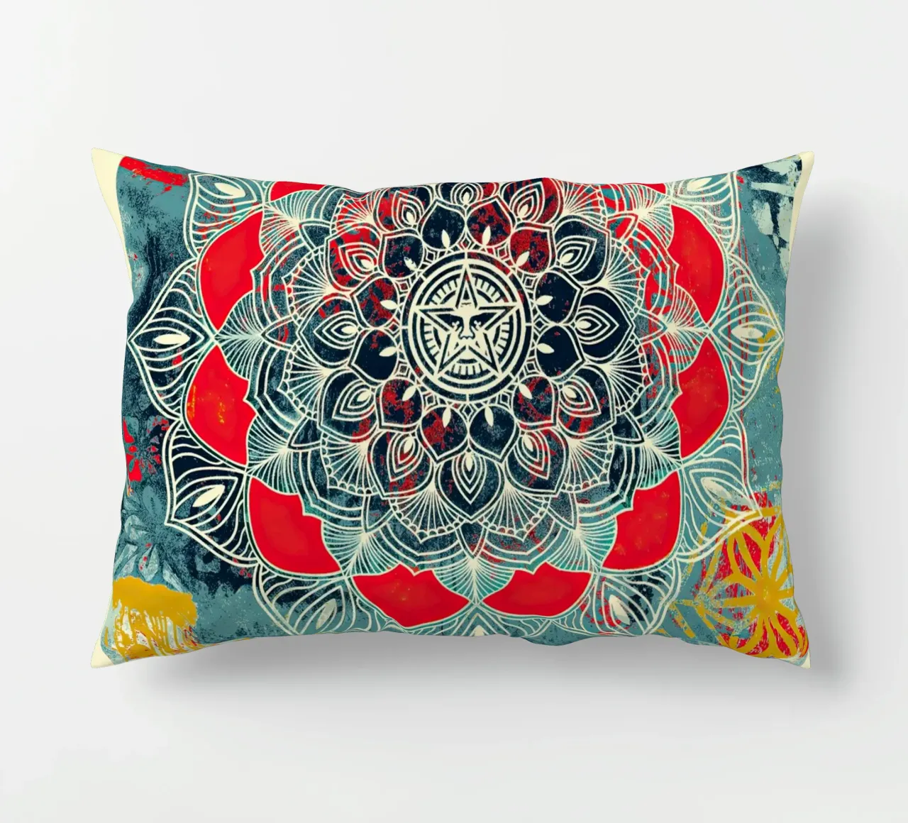 Mandala del caos cuscino da American Poster